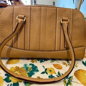 Coach Tan Leather Clutch